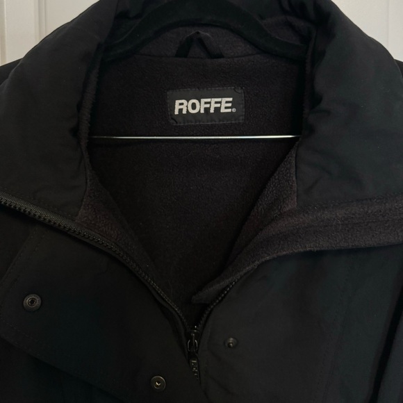 Vintage ROFFE w/ Gold Belt Ski Snowboarding Jacket Coat USA M / 8 - Picture 4 of 15